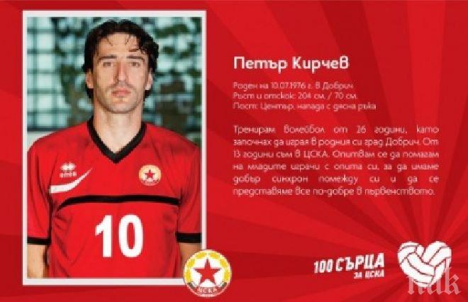 Волейболният ЦСКА стартира кампания в памет на свой бивш състезател

