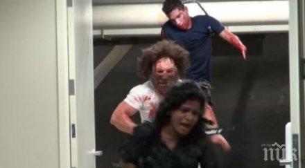 ужасяваща гавра скрита камера видео