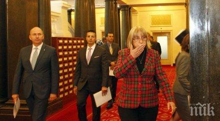 пик цецка цачева разболя изтощителните преговори партиите снимки