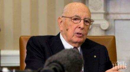 президентът италия джорджо наполитано обсъди украинския колегата петро порошенко ситуацията донбас