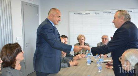 борисов срещна представителите академичен индустриален клуб добри желязков снимки