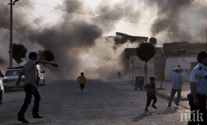 Най-малко 15 души са загинали при въздушни удари край Дамаск