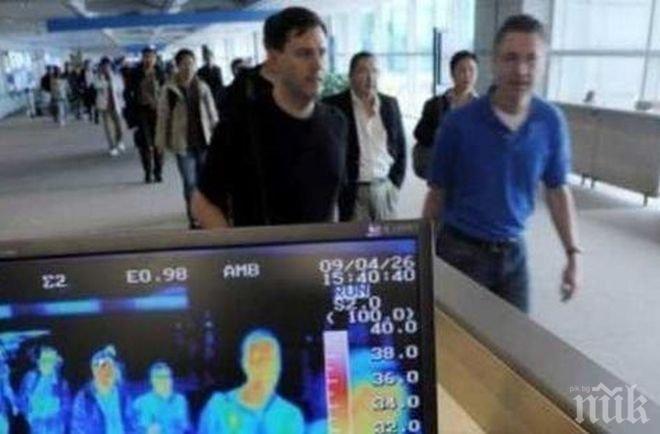 Проверяват с лазерен термометър за ебола пътниците на парижкото летище Шарл де Гол 