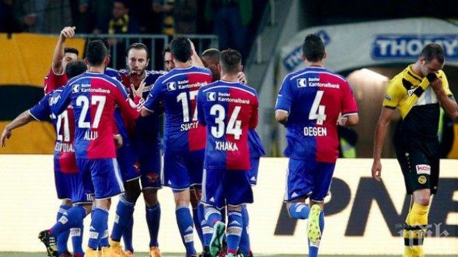 Базел спечели минимално, излезе на първо място в Швейцария