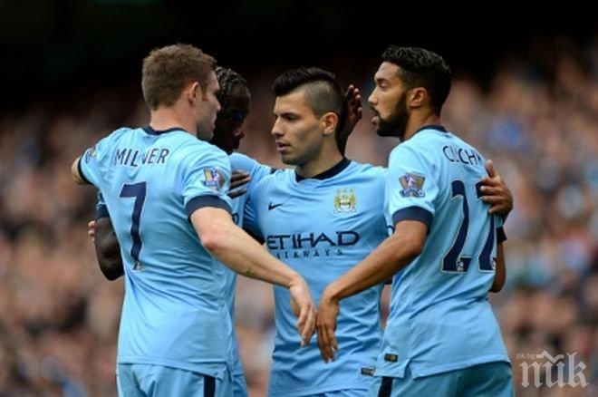 Агуеро разпиля Тотнъм с 4 гола в мач с 4 дузпи и странно съдийство!