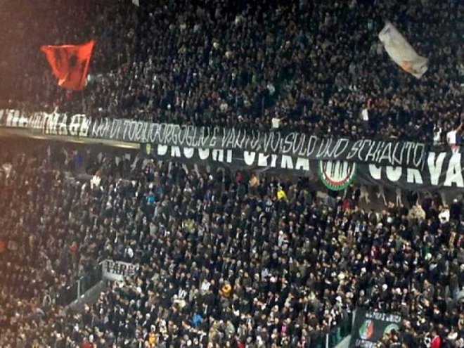 Юве глобен с 10 хил. евро заради скандален транспарант