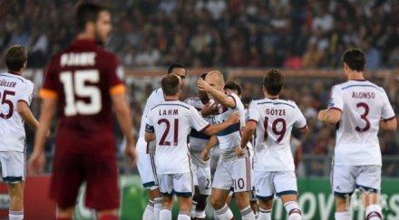 безпощаден байерн унищожи рома насред рим гола обновена