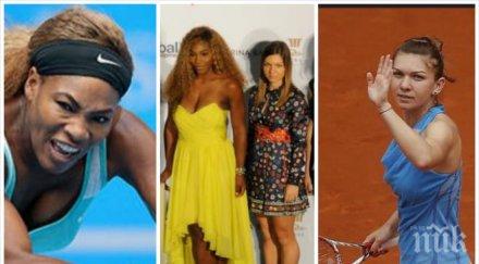 серина уилямс играта халеп недоразумение все едно съм годишно дете