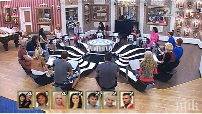 Луда вечер във ВИП Брадър! Вулева оплю Тачо: Простак, тъп е! Трябва да бъде позорно изгонен от предаването!