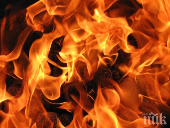 Пожар обгази 5 деца и майка им в Радомир