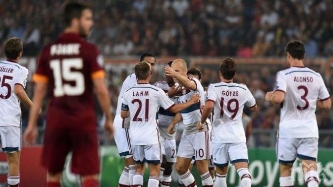 Безпощаден Байерн унищожи Рома насред Рим със 7 гола (обновена)
