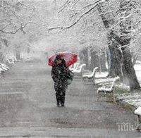 Сняг заваля в София, температурите падат стремглаво през деня