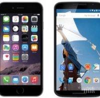 iPhone 6 Plus срещу Nexus 6 - кой да изберем