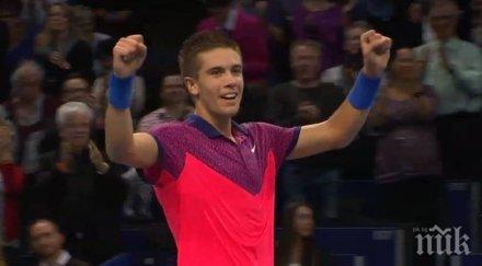 сензация базел феноменален тийнейджър отстрани рафаел надал