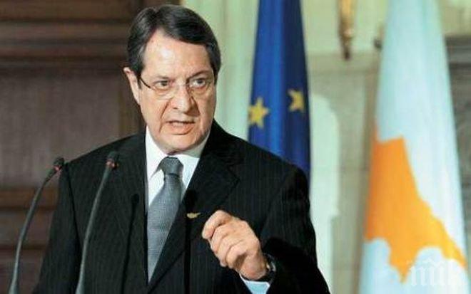 Президентът на Кипър е приет по спешност в болница 