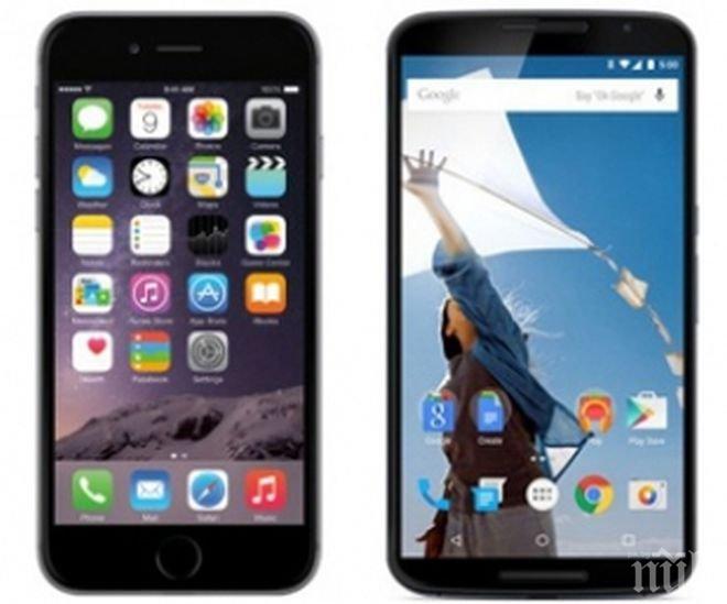 iPhone 6 Plus срещу Nexus 6 - кой да изберем