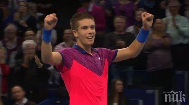 Сензация в Базел! Феноменален тийнейджър отстрани Рафаел Надал
