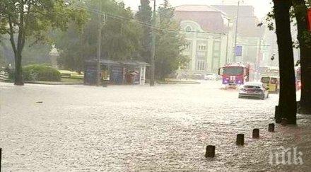 истински потоп бургас изсипали дъжд часа отчете бан