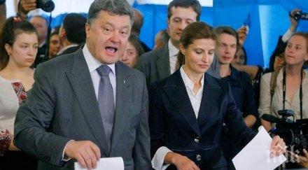 президентът порошенко гласува европейското бъдеще украйна