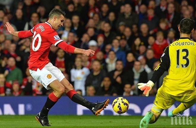 Манчестър Юнайтед изравни на Челси в последната секунда и взе точка на „Олд Трафорд”