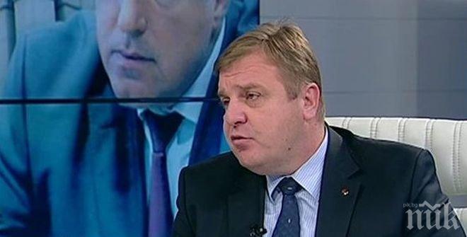 Каракачанов иска експертен кабинет, но да не е „в стил Орешарски”