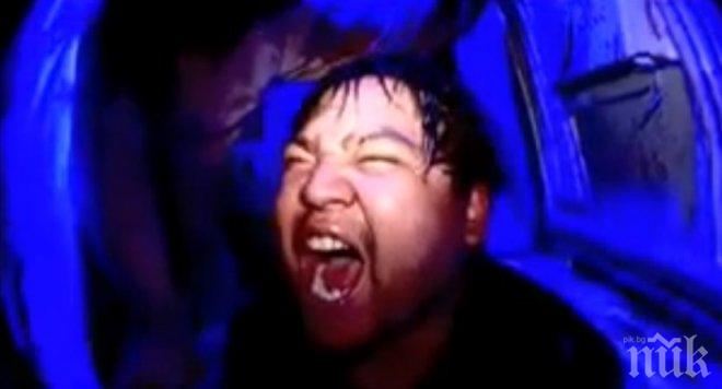 Страховито! В най-гнусния хотел в света: Оковават хората и ги заливат с кръв (видео)