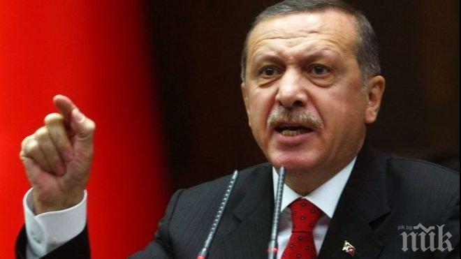 Ердоган критикува сирийските кюрди, не искали да приемат помощта на бойците от Иракски Кюрдистан
