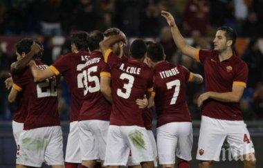 рома върна победите настигна ювентус