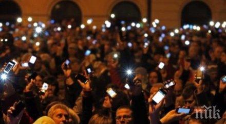 хиляди протестират будапеща въвеждането данък интернет трафика