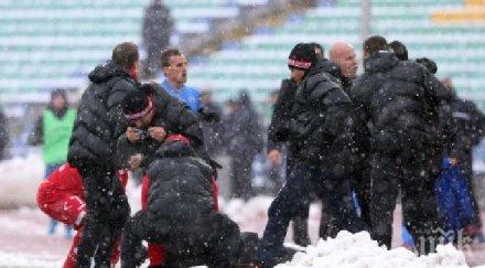 левски стрес мач извън софия сините взимат мерки медицинското стойчо