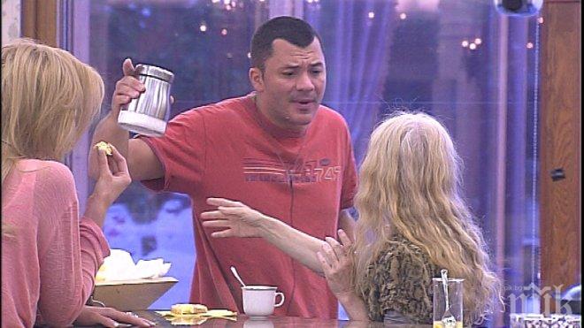 Екслузивно в ПИК! Тачо със супер извращение във ВИП Брадър - намаза Людмила с фекалии!