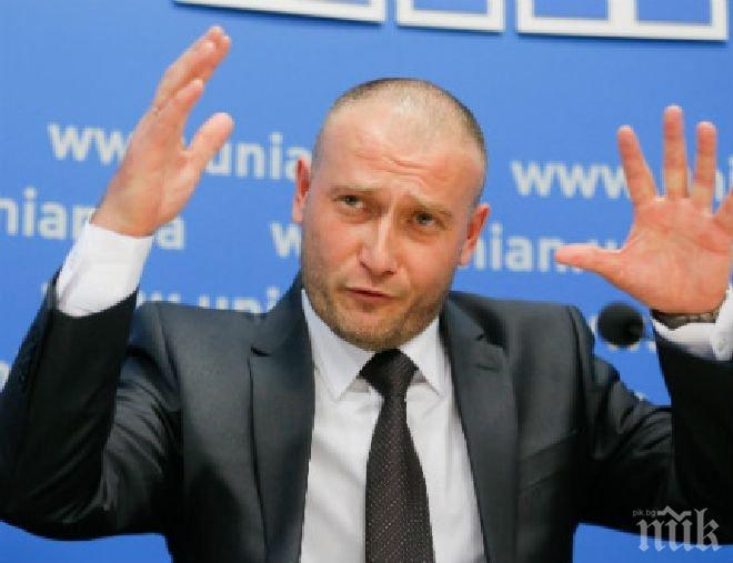 Лидерът на Десен сектор избран за депутат в Радата