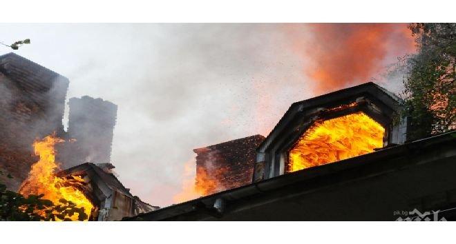 Пожар избухна в столичния Люлин 7