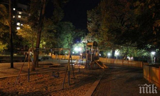 Възстановиха осветлението в градския парк на Благоевград