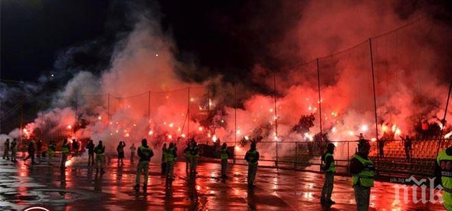 15 ранени след мощни ексцесии на мач между Сараево и Железничар