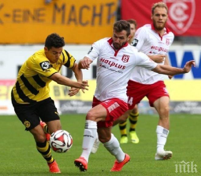 И Едисон Йорданов се разписа в Трета лига на Германия

