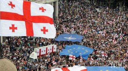 грузия изпадна политическа криза