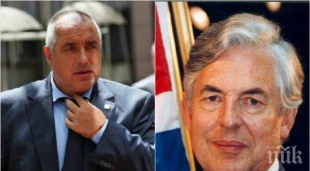 първо пик борисов разговарял джефри ван орден новото правителство бареков медията вярно спешно прибирам брюксел