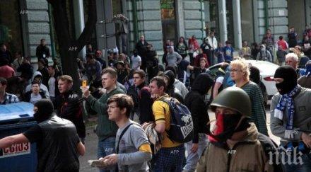 души пострадаха сблъсъци полицията брюксел