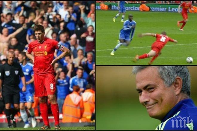 Моуриньо: Подхлъзването на Джерард? То подари титлата на Ман Сити