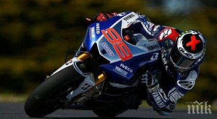 хорхе лоренсо бърз първия следсезонен тест рикардо тормо