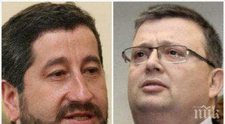 сотир цацаров скочи правосъдния министър христо иванов остро разкритикува заради гафовете