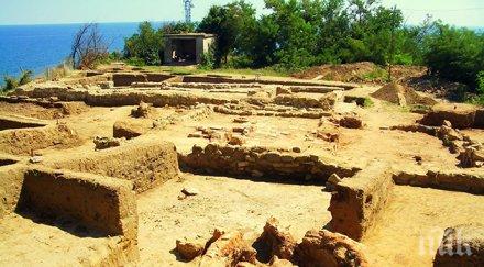 уникален неолитен парк археологически находки къща 8000 години софия