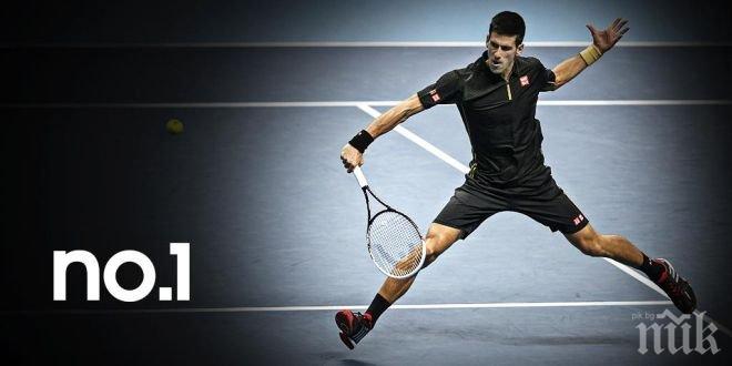 Мощен Джокович помете и Бердих и ще завърши сезона като номер 1!