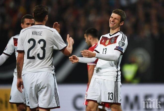 Германия показа нова схема на света и вкара 4 гола