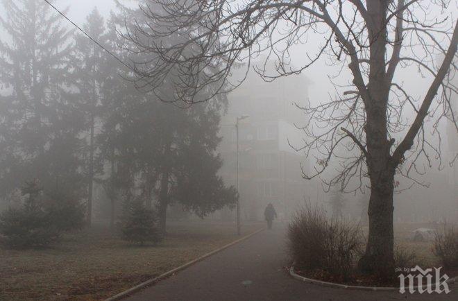 БАН: Тежки мъгли падат над страната в неделя, температурите - между 4 и 14 градуса!