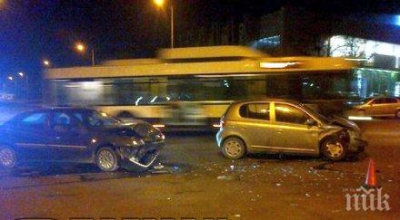 адска катастрофа бургас две коли помляха неузнаваемост близост кат снимки