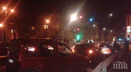 пешеходец премазан бул витоша обновена