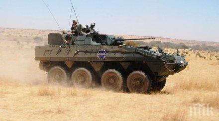 великобритания предоставя бронемашини помощ мисията оссе украйна