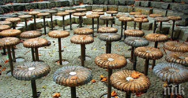 Фонтаните в Бургас са зазимени
